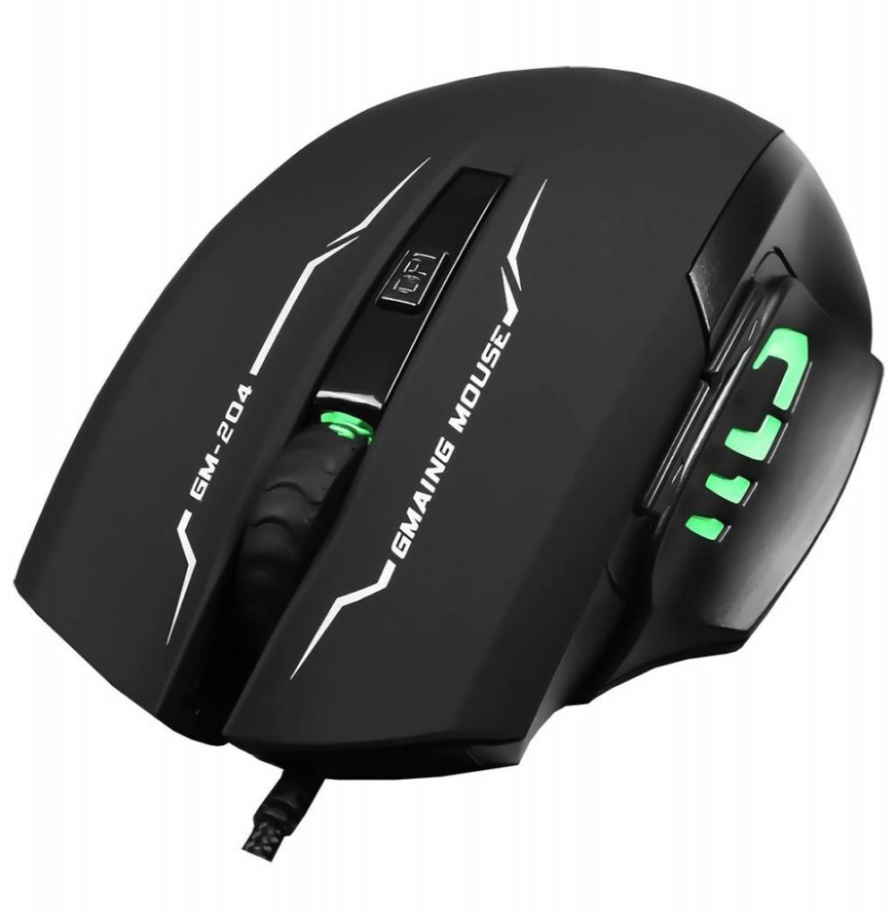 Mouse Gaming Xtrike Me GM-204 com fio 3200DPI USB Preto