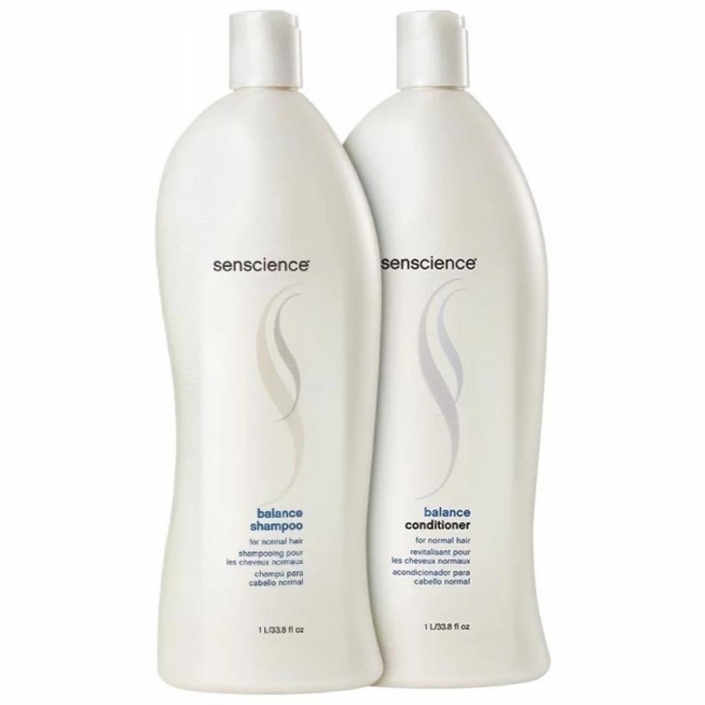 Kit Senscience Shampoo + Condicionador Balance 1 Litro