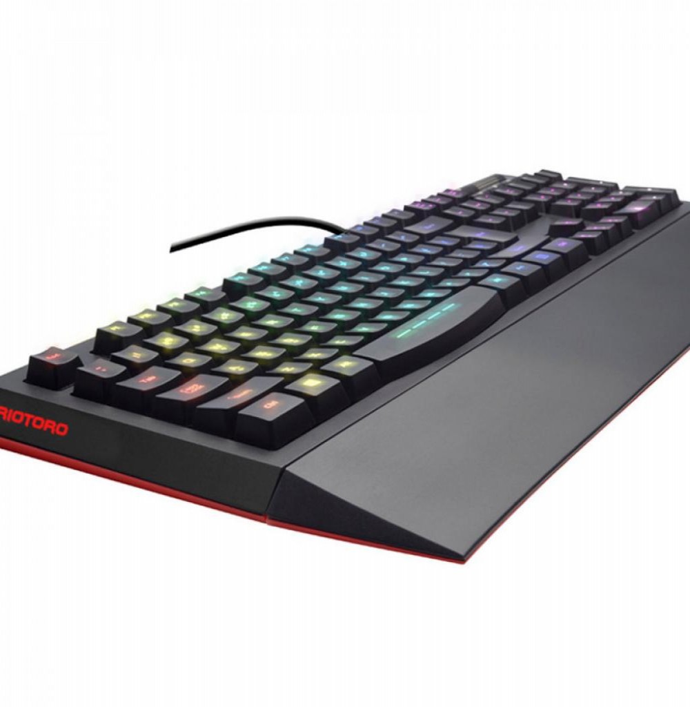 Teclado Riotoro KR700 Xpli Gamer/Gaming Cherry Prism - RGB Preto 