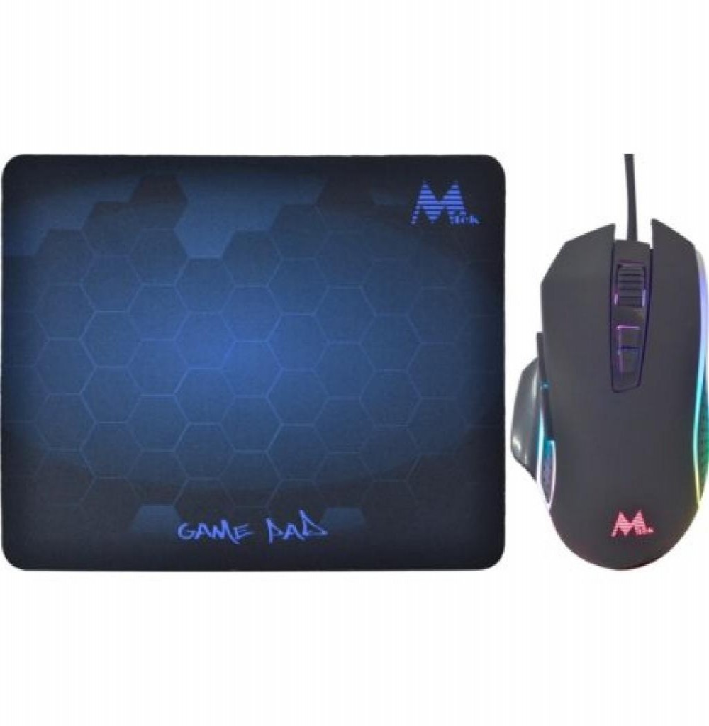 Mouse Mtek PG68 Gamer USB RGB+PAD