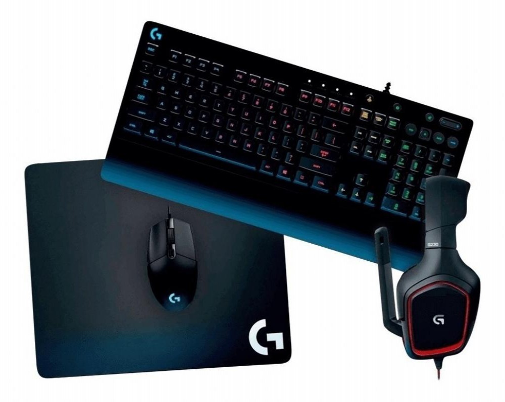 Teclado Logitech G Gaming G203+G213+G230+G240 Kit USB