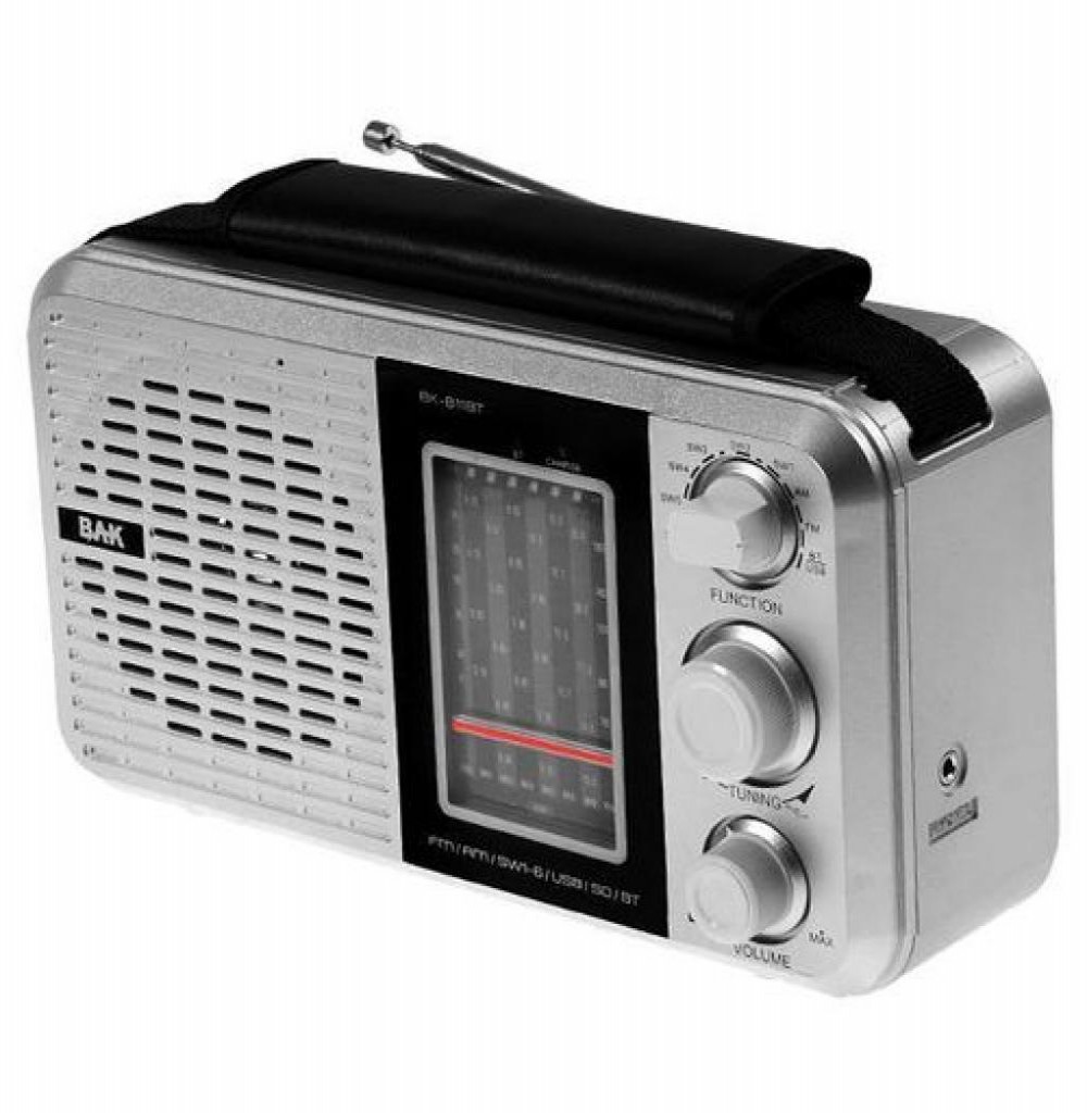 Rádio Bak BK-811BT 110V Prata