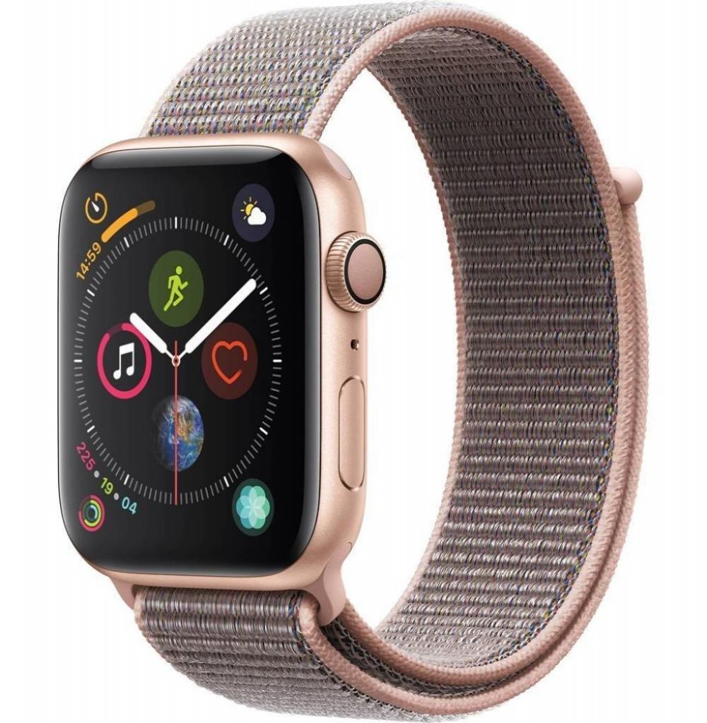 Relógio Apple S4 (GPS+Cellular) 44MM MU6G2 Alumínio Gold Pink Sport