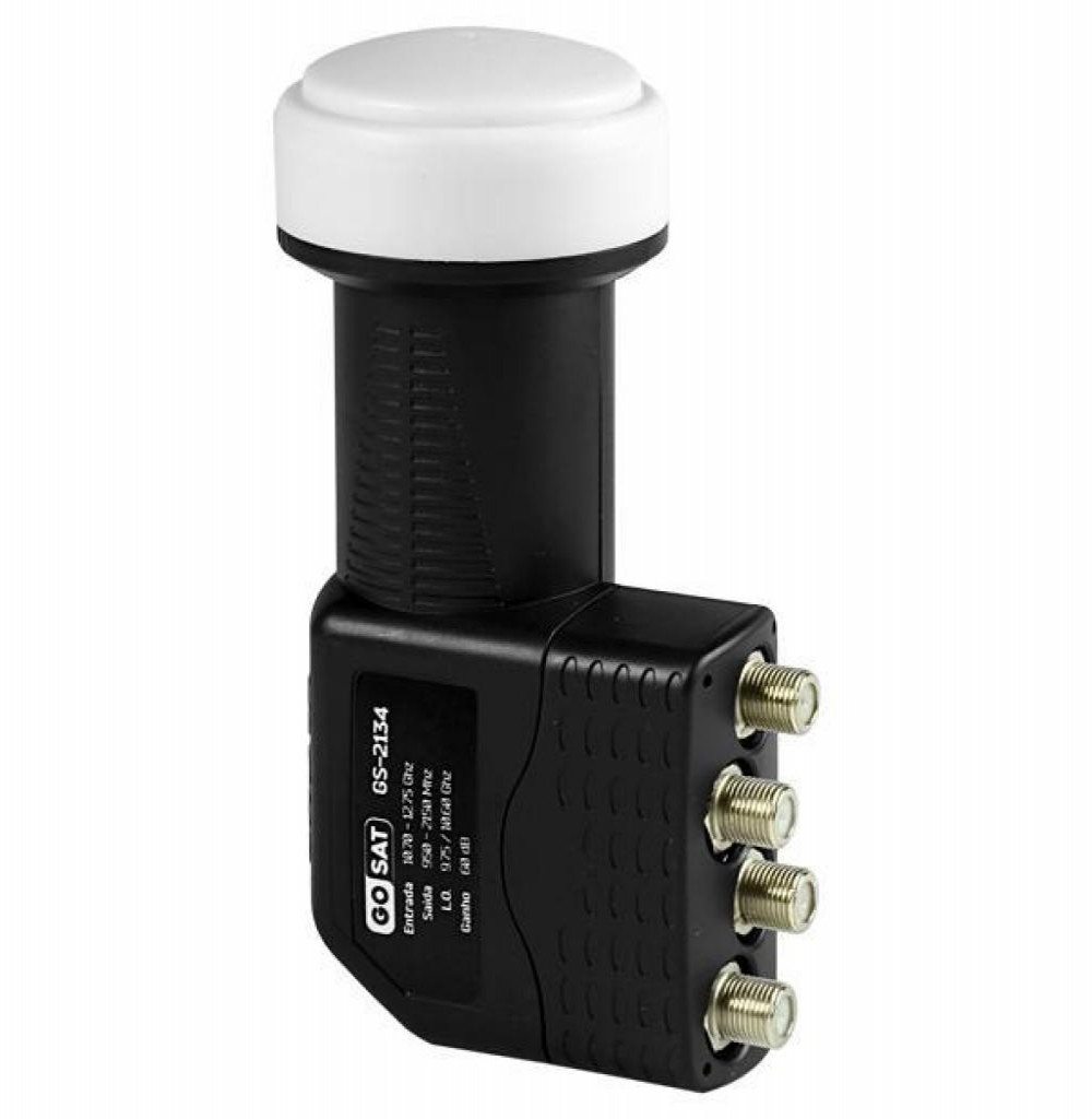 Receptor LNB 4 Saída GoSat