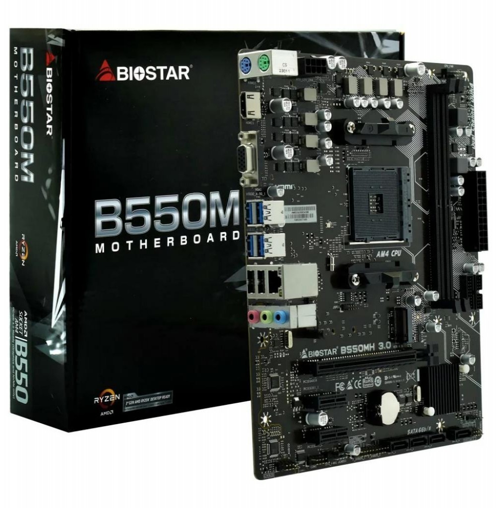 Placa Mãe AMD (AM4) Biostar B550MH 3.0